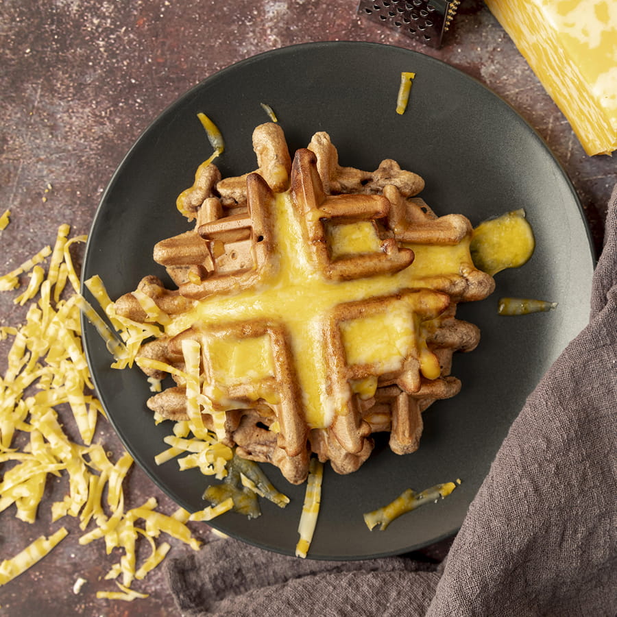 CROQUE MADAME WAFFLES